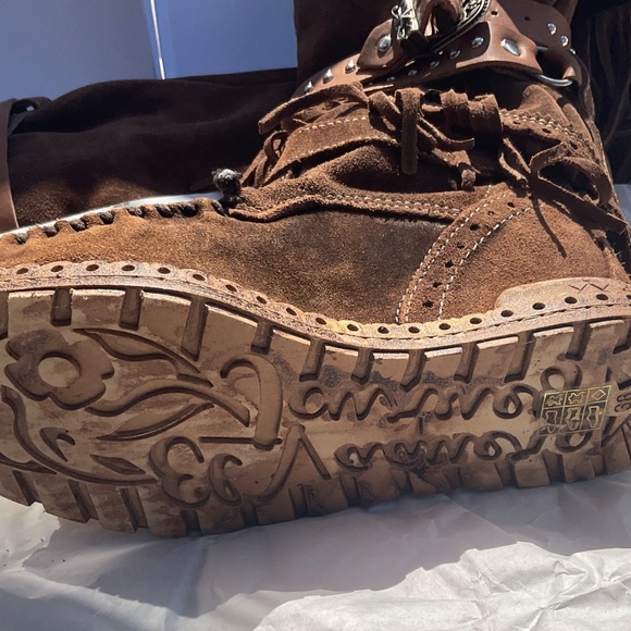 EL VAQUERO ITALY Elizabeth Silverstone Sierra over knee boots SIZE 8 . BRAND NEW - Picture 7 of 13